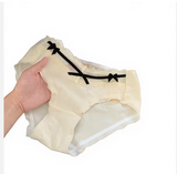 Women’s & Girls’ Sweet Lace Cotton Underwear – Antibacterial, Soft Dobby Fabric, Comfortable Fit
