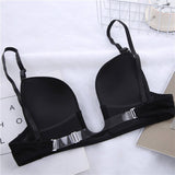 Backless bra Deep v Sexy Womens Sexy Underwear Push up Bra or Women
