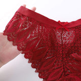 Sexy Lace G-string Panties Bow Lady Panties Cross Strap Thongs Underwear