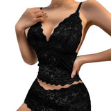 European American Sexy Lace Trim Women's Underwear French Style Wireless Push-Up Firm Breathable Vest Bra