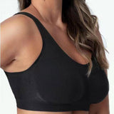 Large Size Shiny Silk Body Shaping Vest Without Underwire Traceless Smooth Surface Women's Fashionable Bras