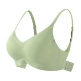 Women's Comfortable Sports Bra Upper Support Sling Adjustable Push-Up Thin Section No Trace Top Seamless Knitted Adjustable