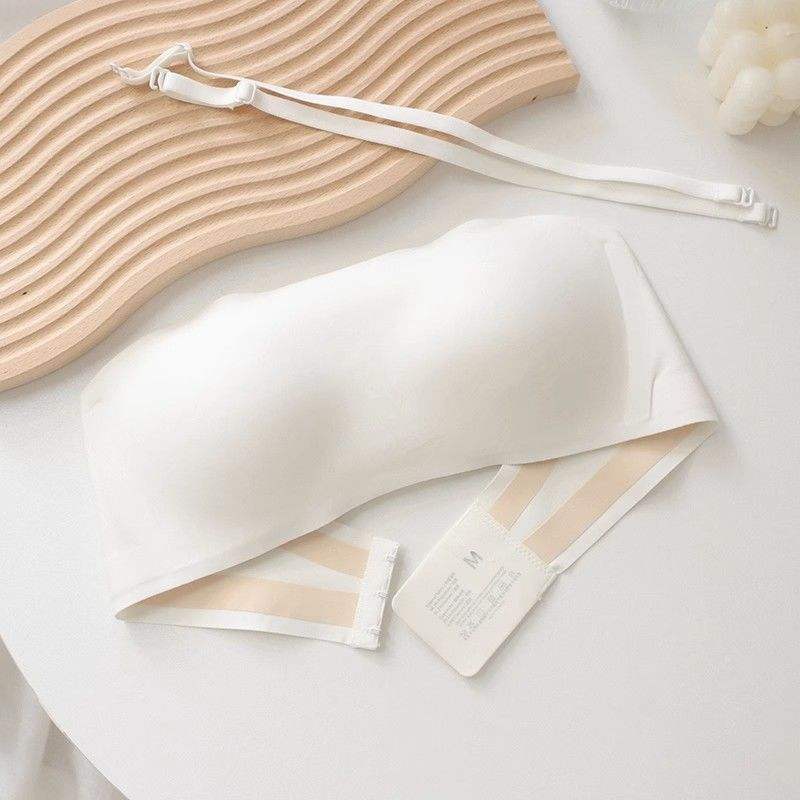 Women Anti-Slip Strapless Bra Invisible Comfortable Ladies Push up Strapless Bra for Women