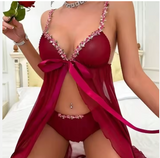 Luxury Plus Size Adjustable Strap Nightgown – Elegant Women’s Sleepwear with Sophisticated Curvy Silhouette