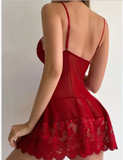 Luxury Plus Size Lace Nightdress – Elegant Women’s Evening Sleepwear with Sophisticated Lace Detailing