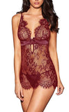 European and American Style New Erotic Sexy Eyelash Lace Nightdress Erotic Set