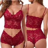 Two-piece Xxxxxl Sexy Nighty Lingerie Set Plus Size Women's Underwear Lingerie Set