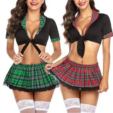 Student Uniform Temptation Cosplay Sexy Lingerie Womens Sexy Underwear