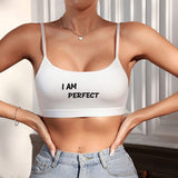 Hot Breathable Removable Chest Pad Adjustable Straps Camisole Cotton Tank Top Sports Women Bra