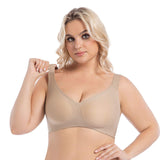 Women'S Jelly Strip Breathable Full Coverage Bra Plus Size Push up Bra High Impact Support Sports Bra for Women