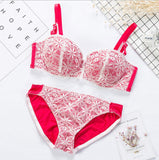 Soild Color Lace Stylish Girls Bra Underwear Set Women Junior Strapless Convertible Bra for Wedding Dress