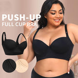 Girls Fitness Sport Bra Unique Big Size One-Piece Push-Up Knitted Elastic Shockproof Band Adjusted-Straps for