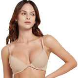 Gathered Front Buckle Bra With Steel Ring Anti-sagging Bra Women's Underwear