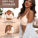 Womens Jelly Bra Comfortable Seamless Bra for Women Wireless Bras with Soft Support Plus Size Bra