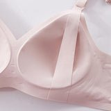 European American Cross-border Women's Cup Breastfeeding Bra Non-Rimmed Jelly Gel Pregnant Underwear Plus Size