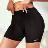 Best Selling Breathable and Soft High-waisted Shaping Hip Lifting Sporty Shorts Women's Underwear Boyshorts Flat Panties