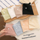 Embroidered Transparent Ice Silk Underwear Women's Nude-feel Mulberry Silk Antibacterial Crotch One-piece Mid-rise