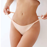 Thong Underwear Women Low Rise Light and Thin Seamless Panties G-string for Ladies