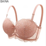 Women’s Seamless Push-Up Bra – Deep V-Neck Underwire Support with Side-Contouring Design