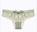 Elastic Waist Thong – Luxury Sheer Lace T-Pants in Plus Sizes