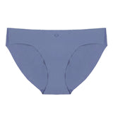 European American Large Size Bikini Breathable Ice Silk High-Elastic Feminine Low-Waist Anti-Bacterial Thin Knitted