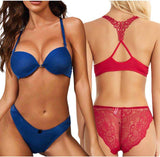 Beauty Back Gathered Women's Underwear Bra Brief Sets Bra and Panty Set
