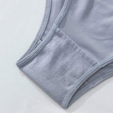 New Breathable Mid-Waist Hollow Design Lace Panties Elastane Solid Color Women's Underwear Panties Daily