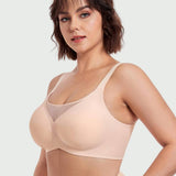 Gothic Rims-Free Underwear Anti-Sagging for Large Breasts Small Size Mesh Women Jelly Seamless Bra