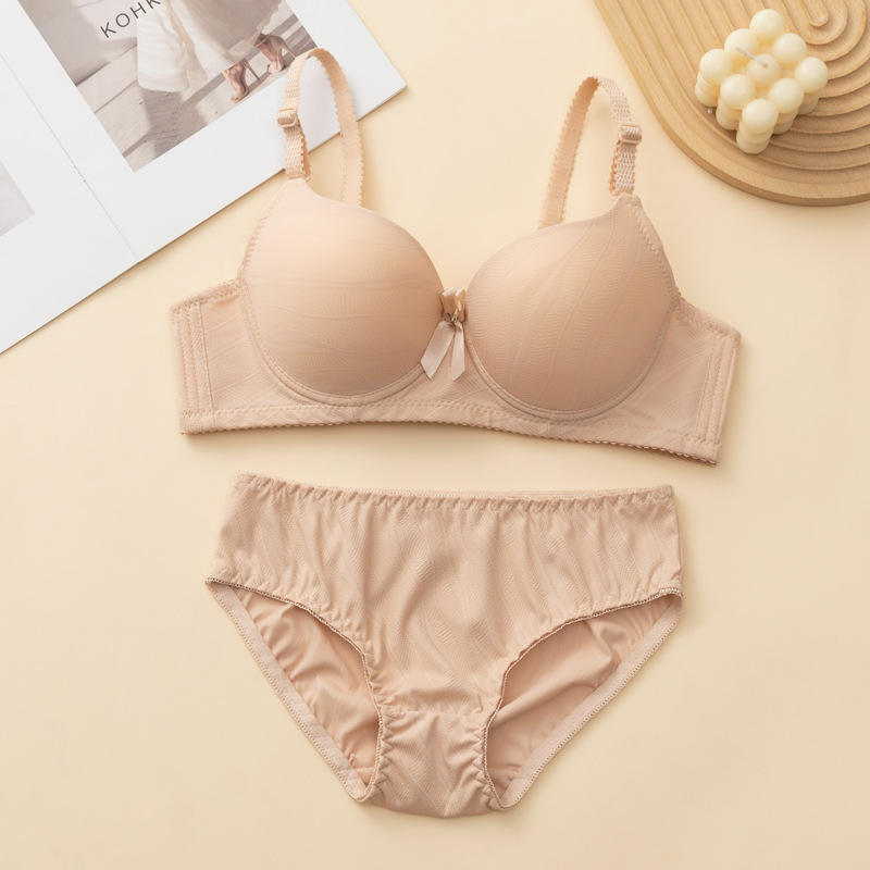 Underwire Ladies Bra Young Teen Panties Underwear Stylish Women Seamless Bra and Panty Sets Sexy Bra Set for Big Breasts Woman