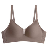 Traceless Underwear Women's Gathering Bra Comfortable Non-rimless Thin Bra