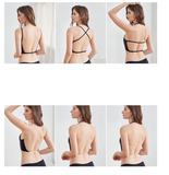 Deep v Beautiful Back Backless Bra Invisible Bra for Wending Women Bra