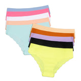 Plus Size Panties Ice Silk Invisible Women's Seamless Wave Edge Low-Rise Anti-Bacterial Pure Desire