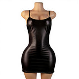 Backless Tight Strap Women's Sexy Alluring Hip-Hugging Polyester Skirt