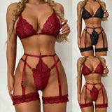 Sex Video Open Sexy Lingerie See-Through Sexy Lace Lingerie Women Bundled Womens Sexy Underwear