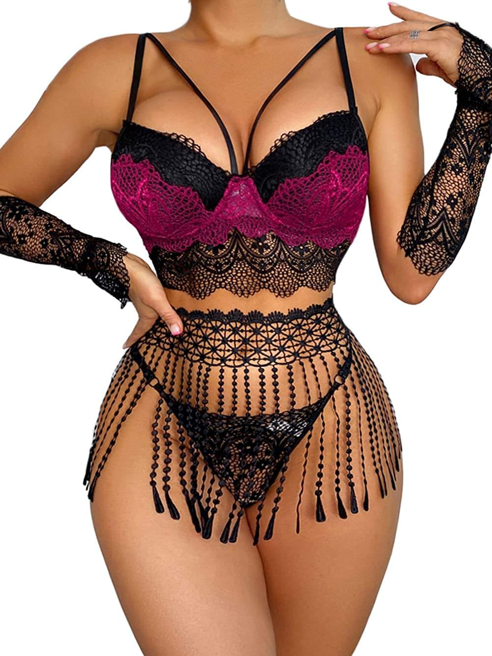 Womens Sexy Underwear Japanese Mature Women Sexy Lady Lingerie Sets With Cuff