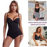Women's Plus Size Bodysuit for Weight Loss Hip Lift Slimming Tummy Control Top Breathable and Thin
