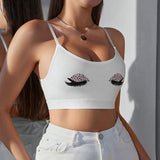 Hot Breathable Adjustable Straps Yoga Leisure Camisole Women Cotton Tank Top Bra Daily