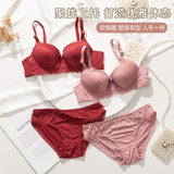 New Design Fashionable Elegant Push up Bra Brief Sets Popular Female Bra