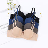 Popular Thin Cup Wire Bra Elegant Temperament Comfortable Breathable Push up Bra for Women