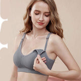 Hot Selling Seamless Sexy Front Open Padded Breastfeeding Maternity Nursing Bra