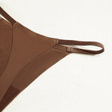 One-piece Low-waisted Women's Underwear Sexy Seamless Sports Triangle Pants