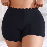 Hot Sale Women's Soft Knitted High-waisted Shaping Hip Lifting Plus Size Lingerie for Adults Anti-Shine Flat Panties