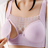 Mother's Front Opening Buckle Pregnant Women's Breastfeeding Bra Nursing Bra Nursing Underwear