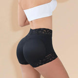 Womens High Elastic Butt Lifting Lace Decoration Invisible Slimming Control Panties Tummy Control Panties Boyshort Underwear