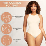 Women's Seamless Sleeveless Tummy Control Shapewear Hip-Lift Elastic One Piece Bodysuit