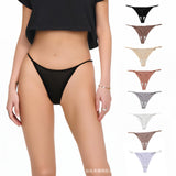 Women's Underwear Silk-Like Seamless Briefs Women's Thin Thong Plus-Size European/American Style