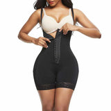 Women's High Waist Plus Size Belly Control Butt Lifter Shapewear Long-Breasted Elastic Zipper Crotch Colombianas Shapewear