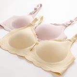 Traceless Wire-Free Nylon Spandex Thin Breastfeeding Underwear Jelly Strip Soft Support Anti-sagging Push-up Pregnant Postpartum