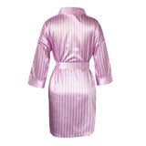 Women's Underwear Pajamas Sets Lingerie Dress Sexy Silk Satin Robe 3pcs Sleepwear Cami Top Stain Pjs for Women