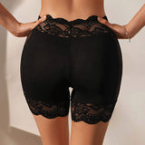 Hot Solf Lace Women's Flat Panties Anti-Shine See-through Shaping Hip Lifting Women's Panties